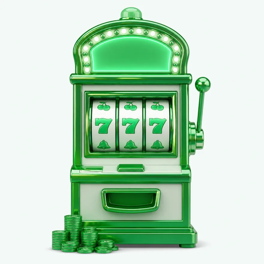 Slot cabinet with marquee — Fairground Slots
