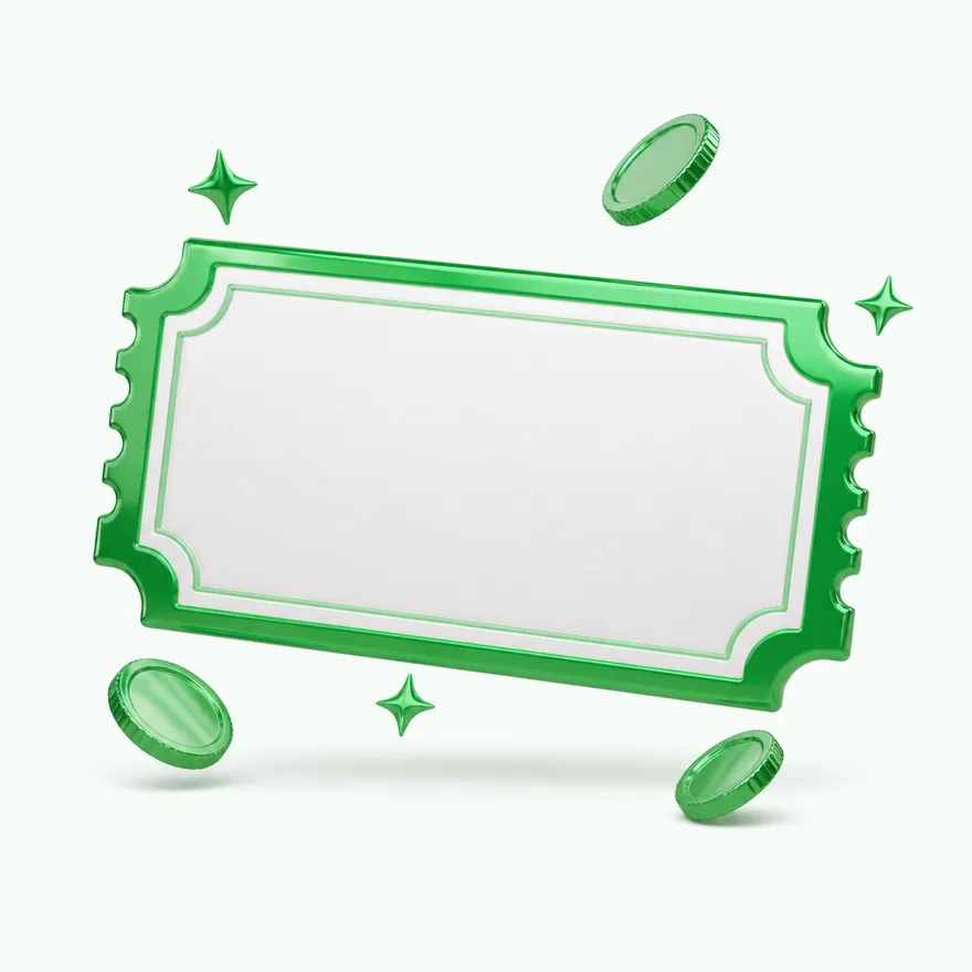 Blank coupon ticket — Fairground Slots