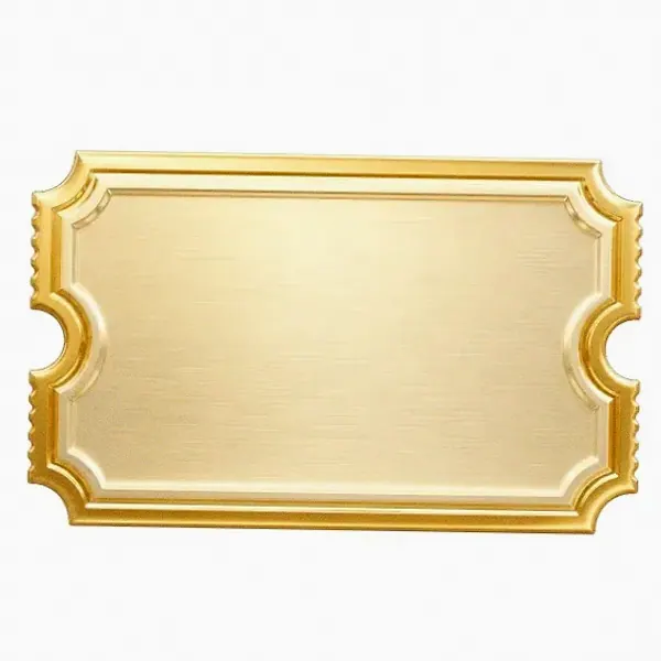 Blank ticket plaque — Fairground Slots