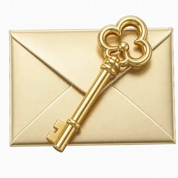 Key on envelope — Fairground Slots