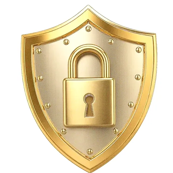 Shield with padlock — Fairground Slots