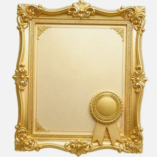 Framed certificate — Fairground Slots
