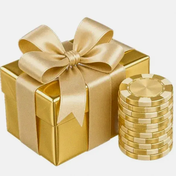 Gift box and chips — Fairground Slots