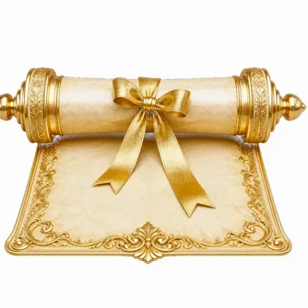 Decorated parchment scroll — Fairground Slots