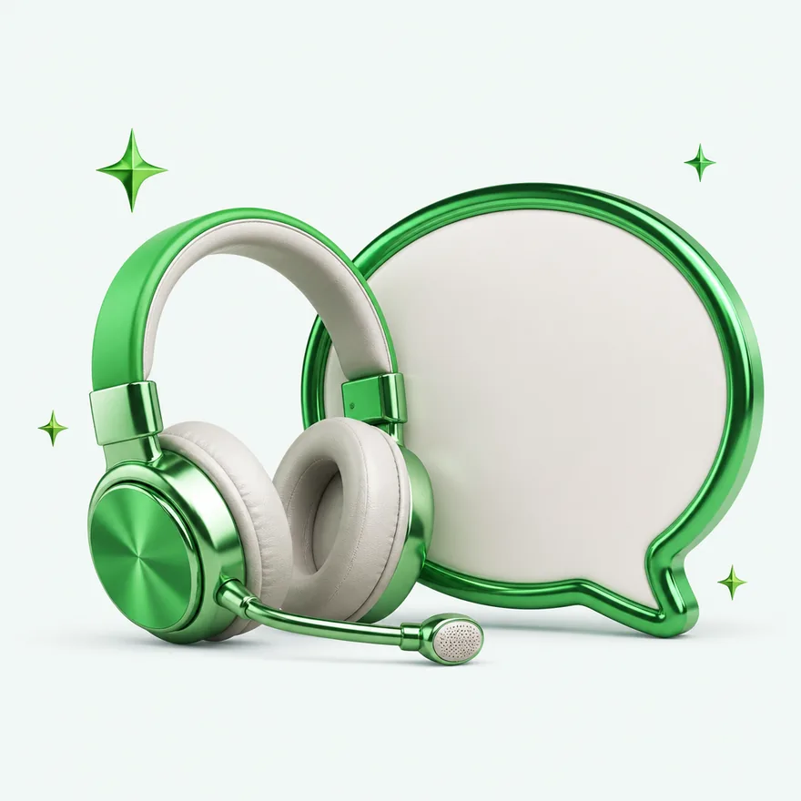 Headset with speech bubble — Fairground Slots