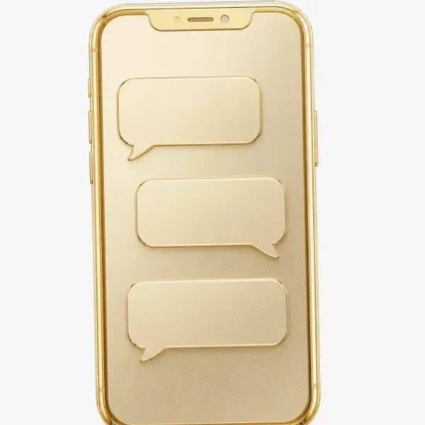 Smartphone with chat bubbles — Fairground Slots