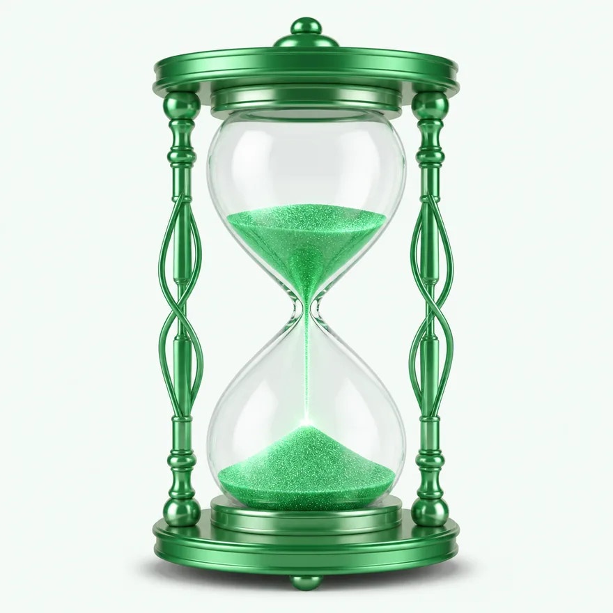 Ornate hourglass — Fairground Slots