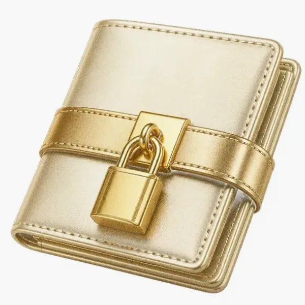 Locked leather wallet — Fairground Slots
